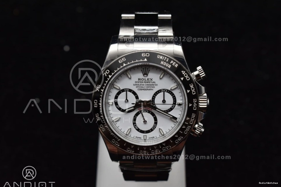 Factory Daytona In Rolex Steel White Movement Dial SL4801 1:1 904L 126500 FreshLook VS SBF 1054 1207